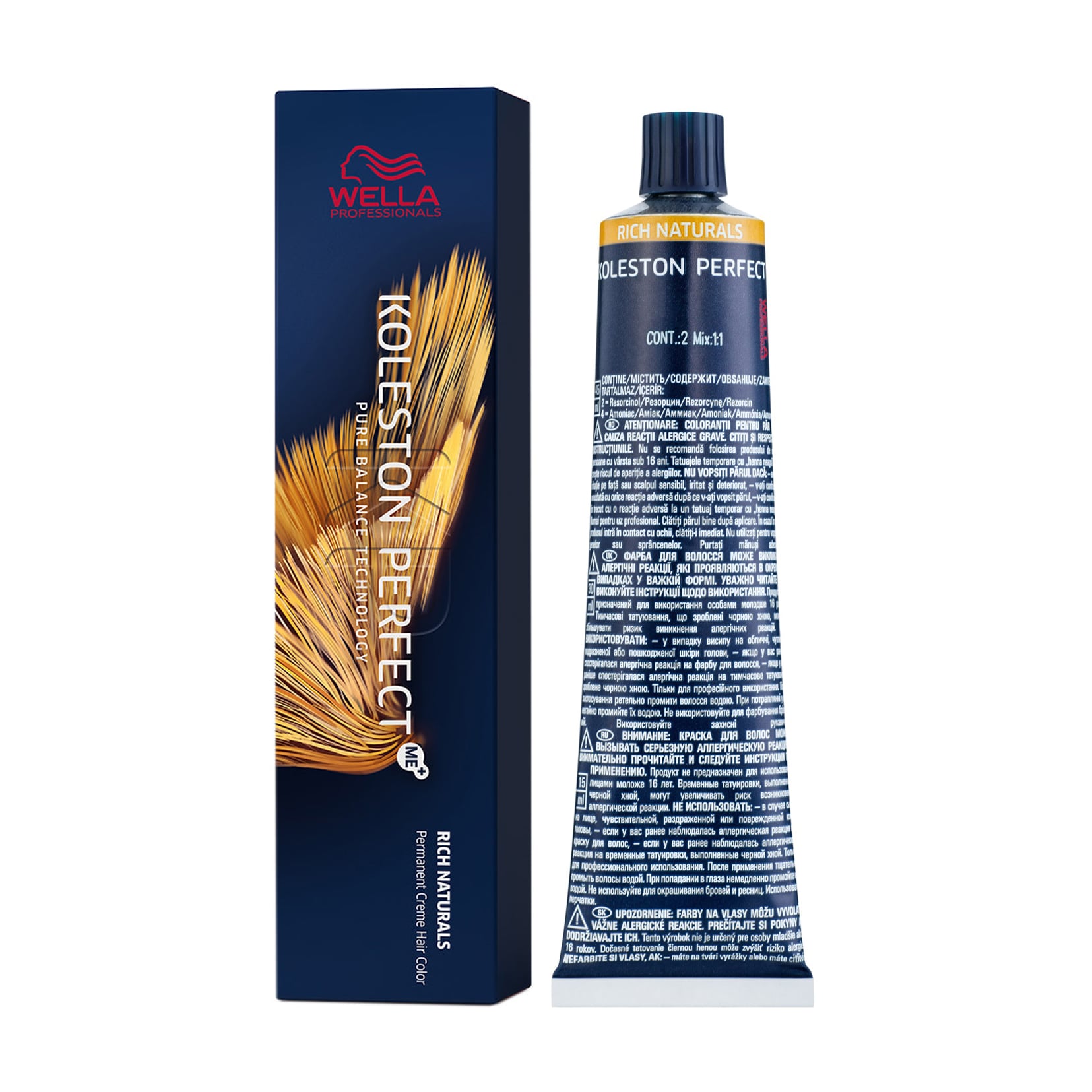 Уцінка! Стійка крем-фарба для волосся Wella Professionals Koleston Perfect Me+ Rich Naturals 10/86 Яскравий блонд перлинно-фіолетовий, 60 мл